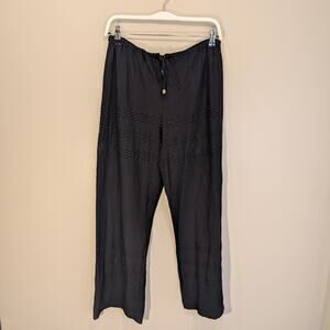 Dotti Pants Cover-Up ResortWear SwimWear Beach Pool Costal Lounge Chic - Size M